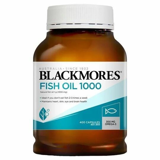 Blackmores 澳佳寶原味魚1000mg 400粒