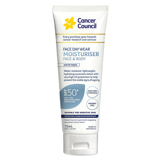 Cancer Council 成人面部日常防曬乳液 SPF50+ 75ml