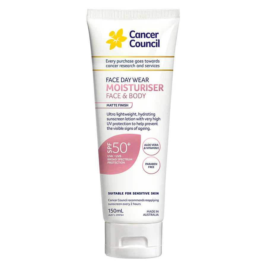 Cancer Council 面部身體保濕防曬乳液 SPF50+ 150ml