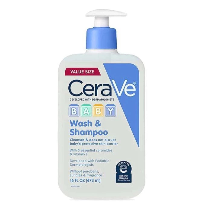 CeraVe Baby Wash Shampoo嬰幼兒二合一洗髮沐浴露473ml•付款後1-2星期左右到貨