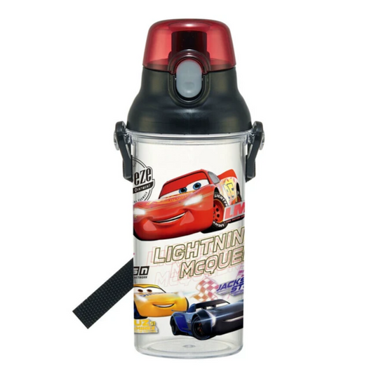 Skater 兒童透明直飲水樽連背帶 480ml (車王) PSB5TR