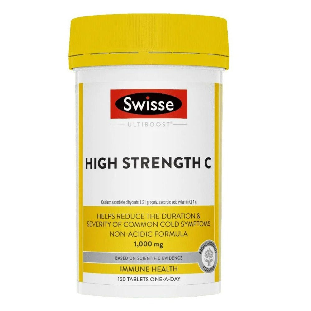 Swisse 高濃度維他命C1000mg 150粒•付款後1-2星期左右到貨