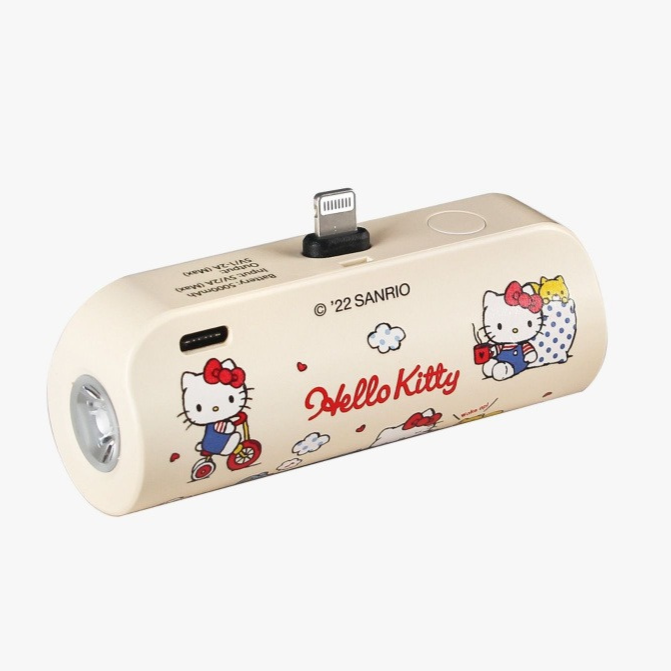 Clue Box x Sanrio 5000mAh Lightning充電器連電筒